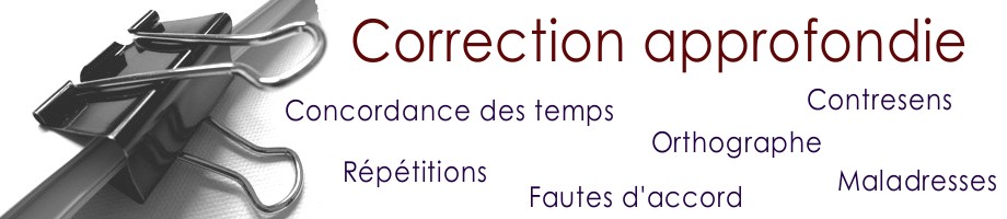 Correction approfondie Fautes d'accord Contresens Concordance des temps